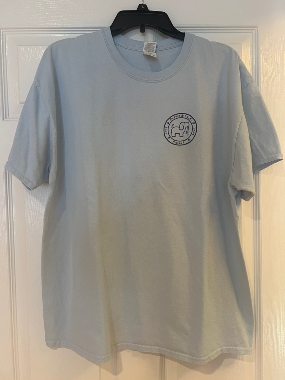 Puppie Love Rescue Teacher Short Sleeve Graphic Tee